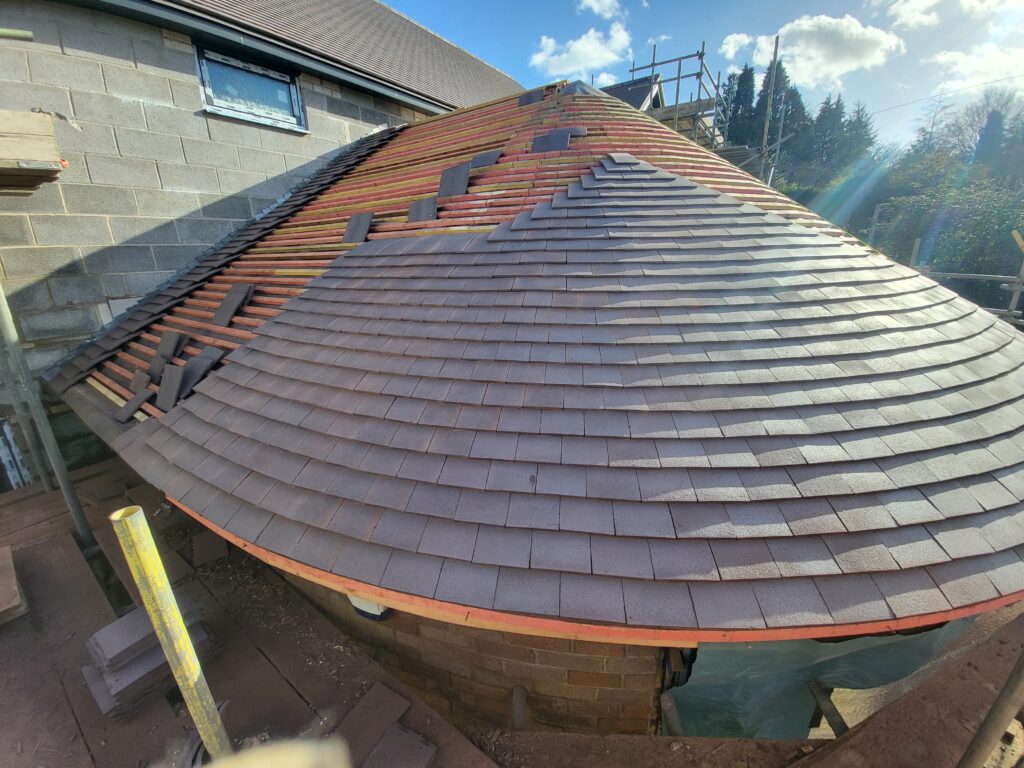 round cone roof