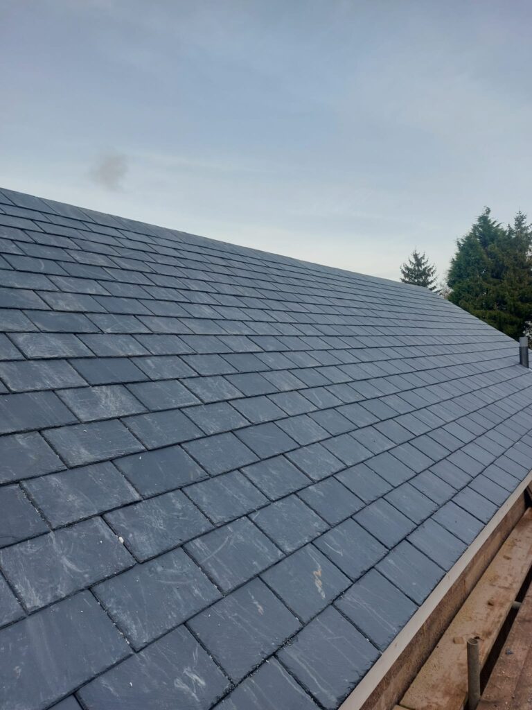 Slate roof